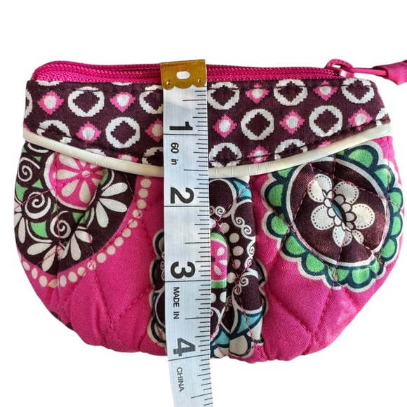 VERA BRADLEY Cupcakes Pink Coin PURSE Sweetheart COSMETIC LIPSTICK Case Bag - Picture 5 of 5